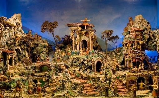 “Te piace ‘o presepio?”