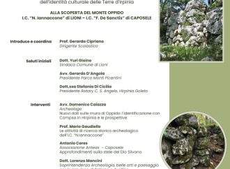 Seminario Monte OPPIDO di Lioni “La città dell’Irpinia Sannitica”